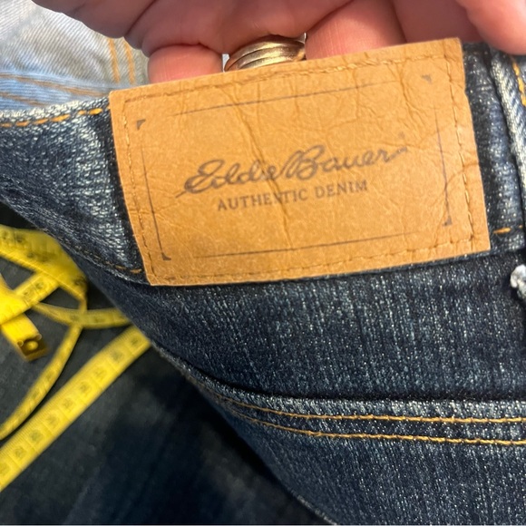 Eddie Bauer size 18 Jeans straight cut like New blue denim - Picture 11 of 11